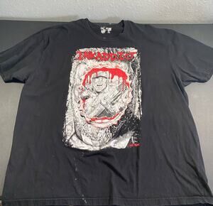 Black Ink Addict Streetwear T shirt short sleeve Red White Dan Henk Gun Gore